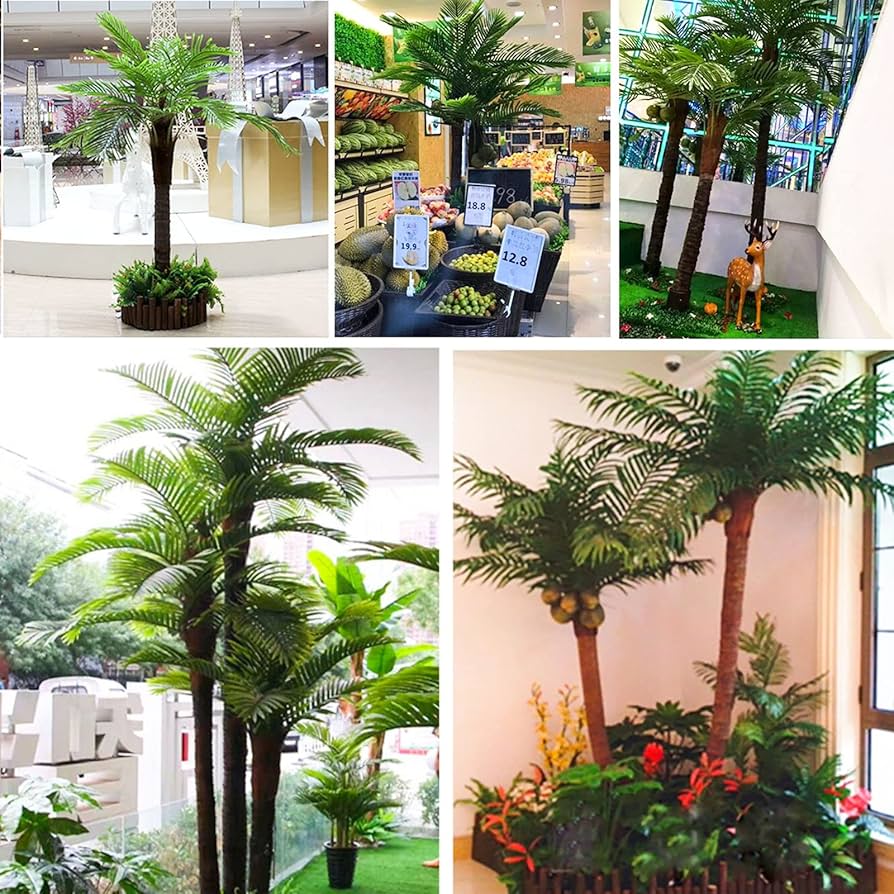 Amazon｜ヤシの木, 観葉植物 フェイク 大型, ココスヤシ, 椰子の